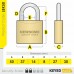 50mm Keyed-Alike Brass Padlock